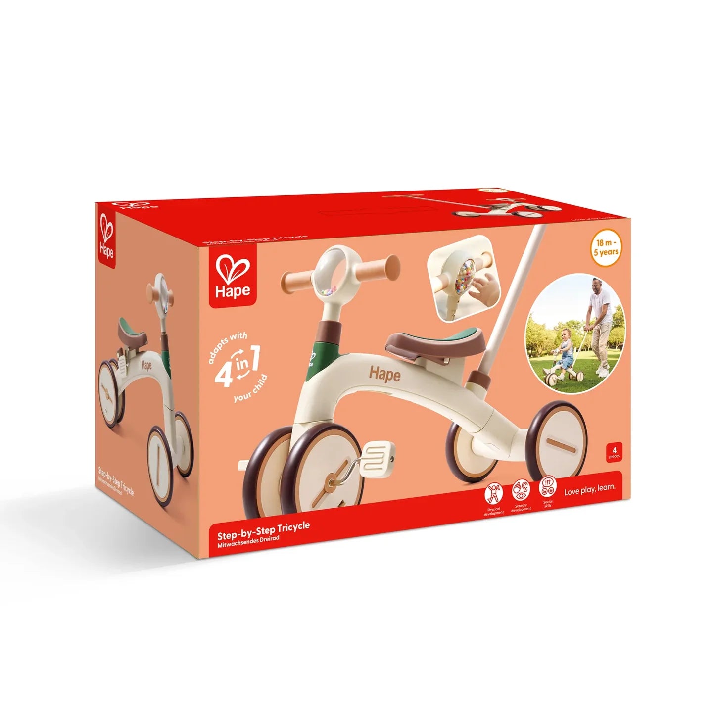Hape Step By Step Tricycle