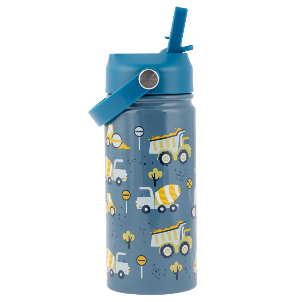 Stephen Joseph Insulated Bottle with Handle, 14oz