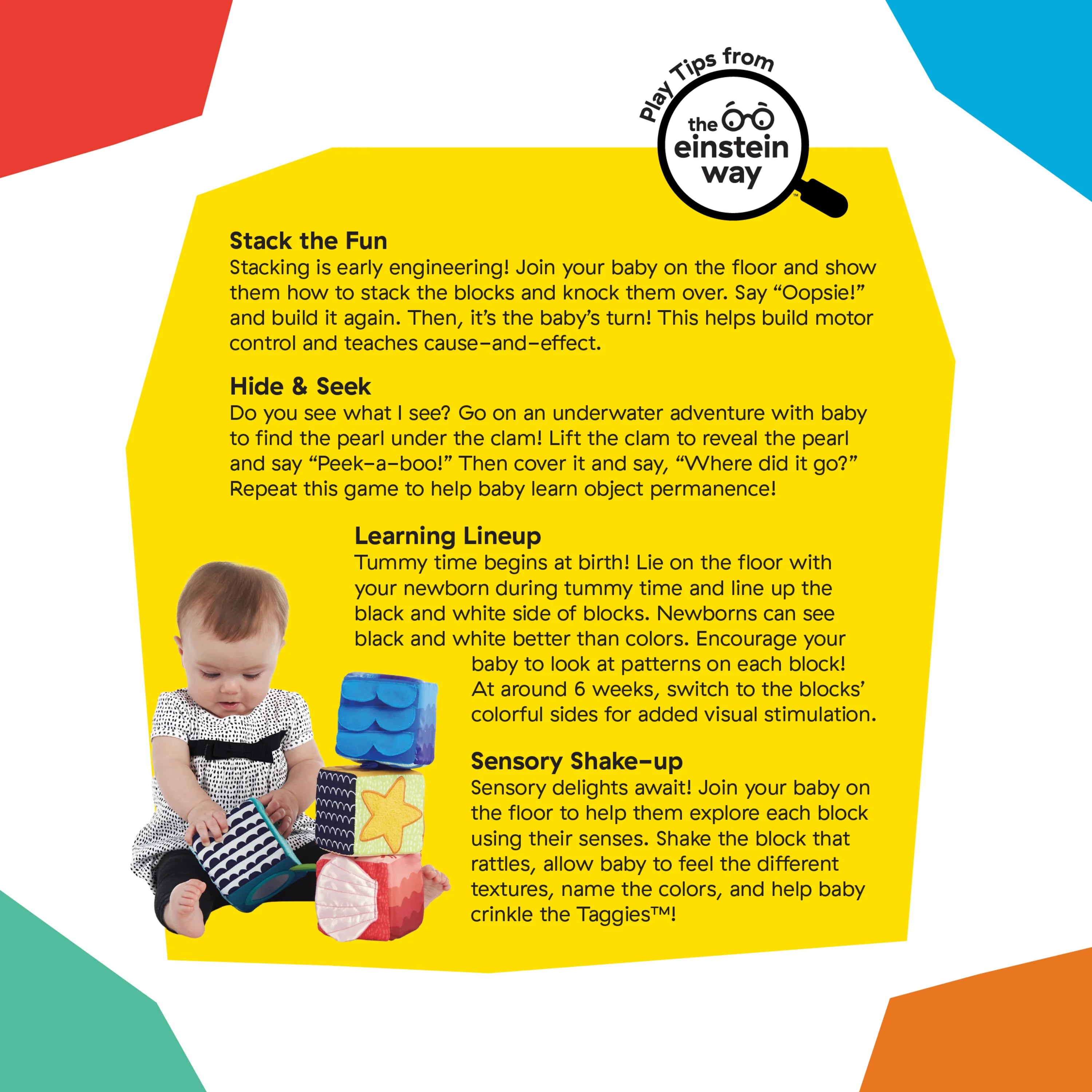 Baby Einstein Explore & Discover Soft Blocks Toys