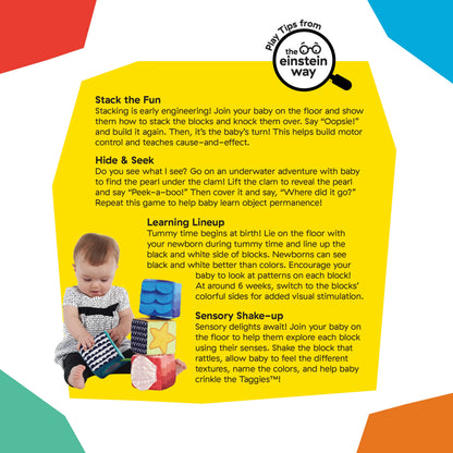 Baby Einstein Explore & Discover Soft Blocks Toys