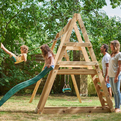 Plum - Tamarin Wooden Swing Set & Slide