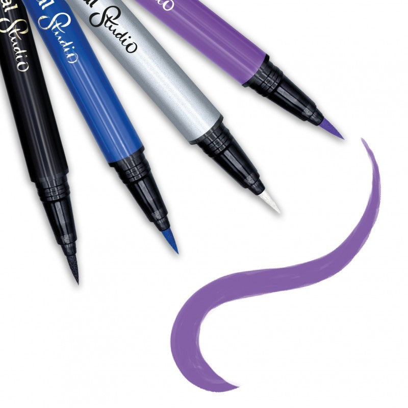 Buki Tattoo Felt Tip Pens – Silver, 54382