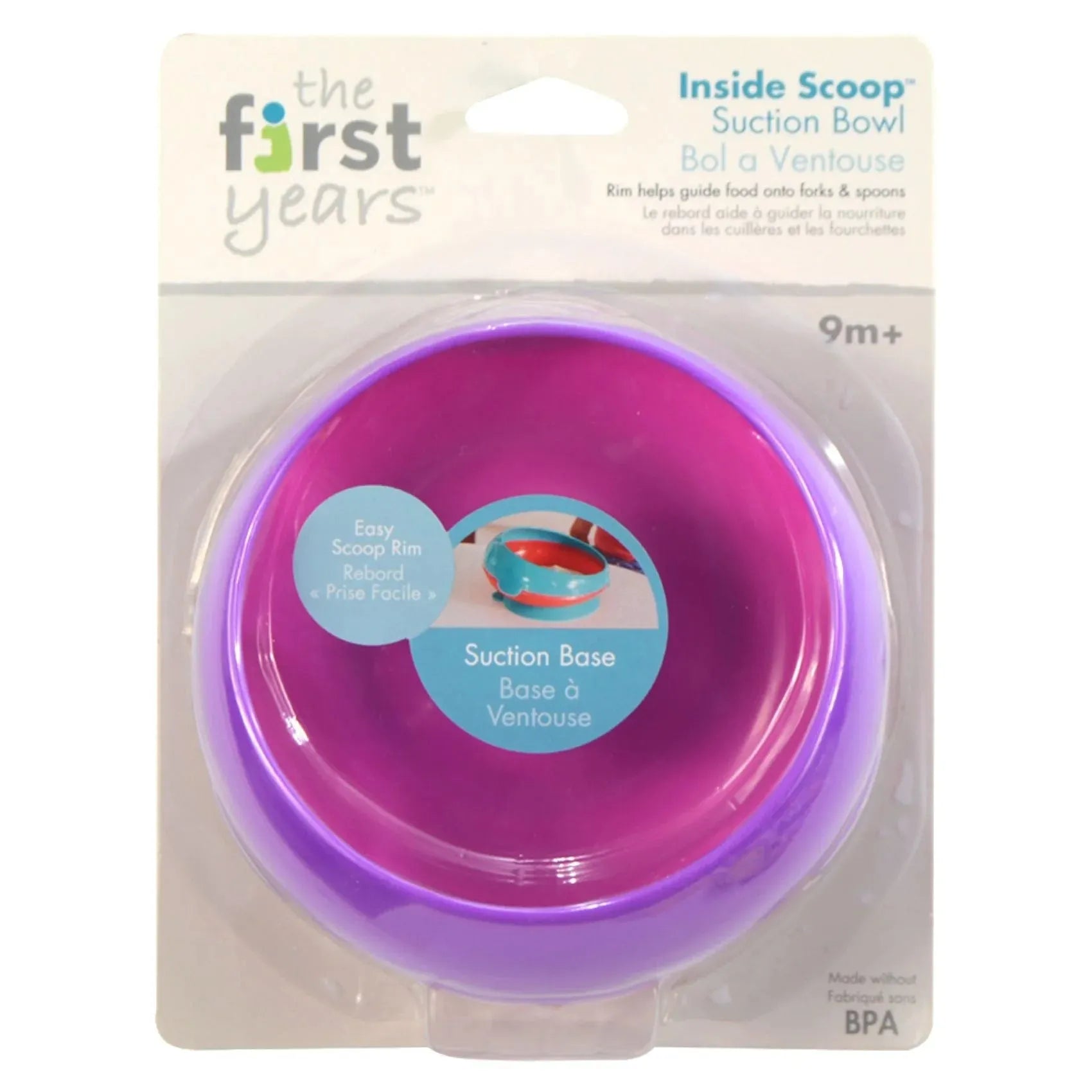 The First Years Inside Scoop Suction Sectioned Bowl - Pack of 1 (9 Months +)