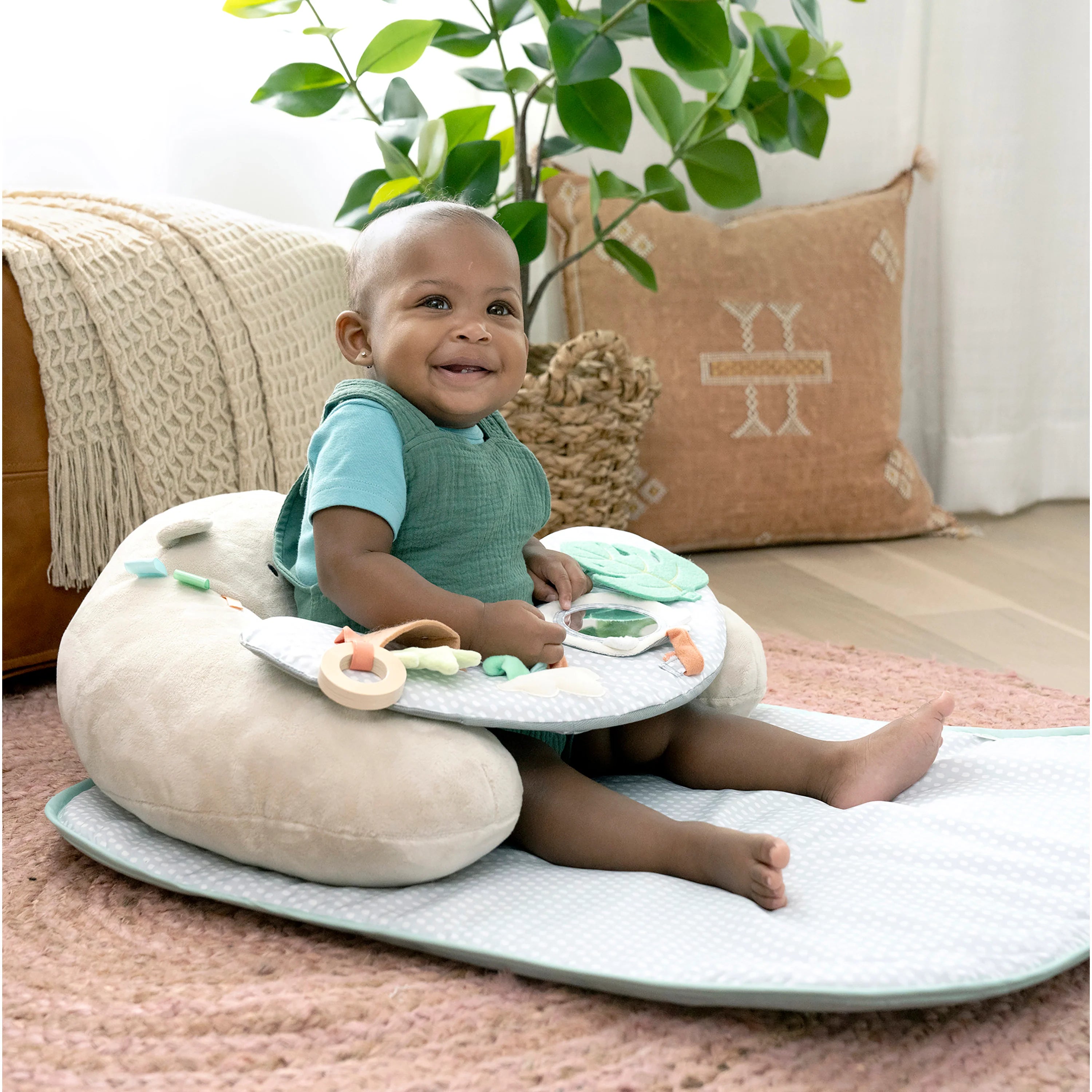 Ingenuity Cozy Prop 4 In 1 Sit Up & Activity Mat