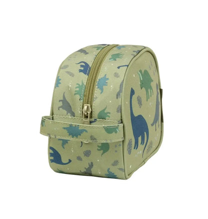 A Little Lovely Company Kids Toiletry Bag With Handle (Dinosaurs)