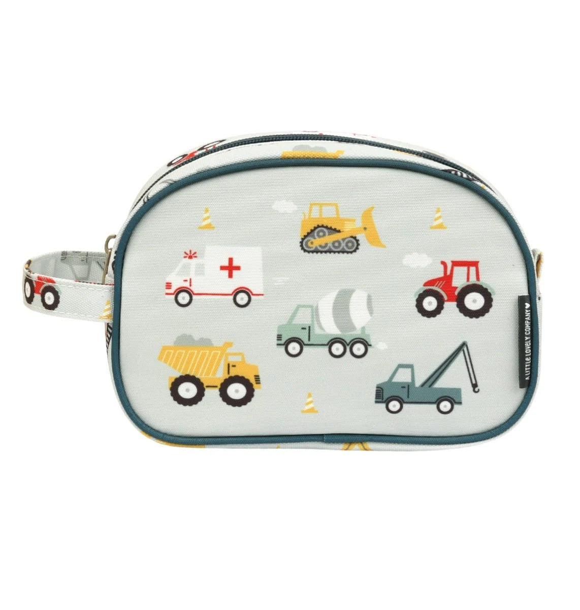 A Little Lovely Company Kids Toiletry Bag With Handle (Vehicles)