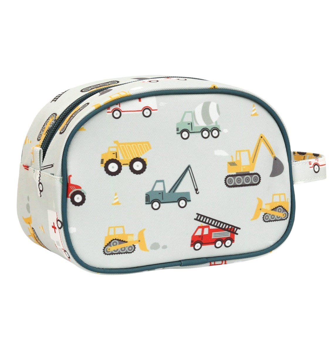 A Little Lovely Company Kids Toiletry Bag With Handle (Vehicles)