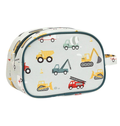 A Little Lovely Company Kids Toiletry Bag With Handle (Vehicles)