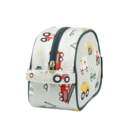 A Little Lovely Company Kids Toiletry Bag With Handle (Vehicles)