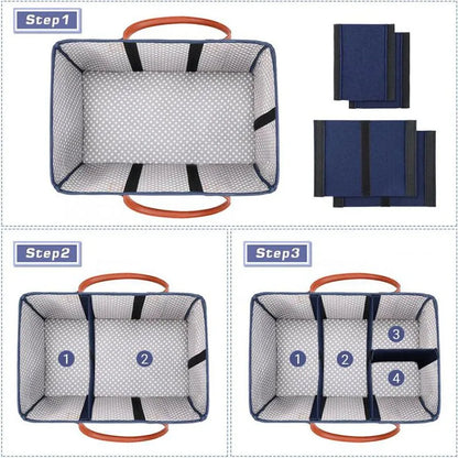 Little Story Premium Diaper Caddy (Blue)