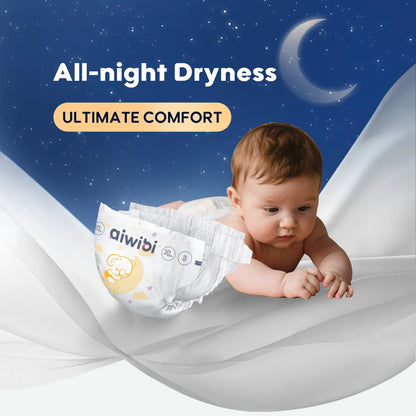 Aiwibi Ultimate Comfort Silky-Soft Premium Disposable Baby Diapers