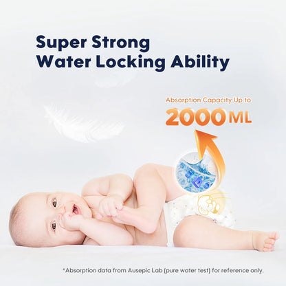 Aiwibi Ultimate Comfort Silky-Soft Premium Disposable Baby Diapers