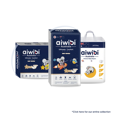 Aiwibi Ultimate Comfort Silky-Soft Premium Disposable Baby Diapers