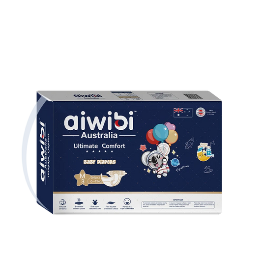 Aiwibi Ultimate Comfort Baby Diaper Size 3 (Medium, 54pcs)