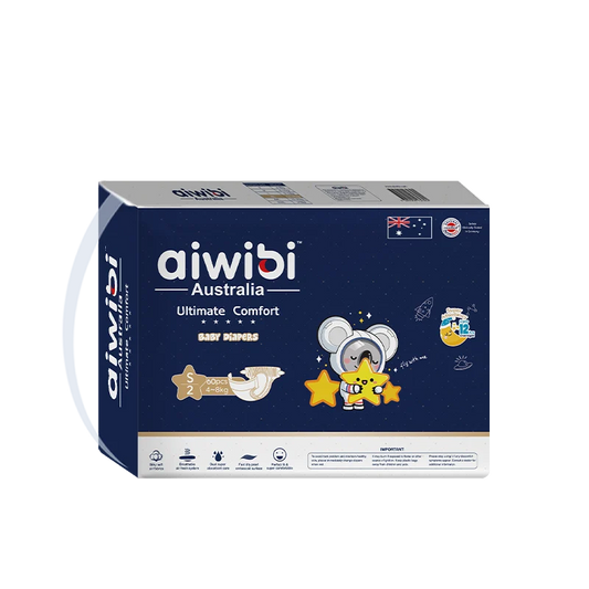 Aiwibi Ultimate Comfort Silky-Soft Premium Disposable Baby Diapers