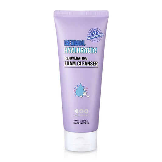 Dearboo Rejuvenating Retinol & Hyaluronic Night Foam Cleanser