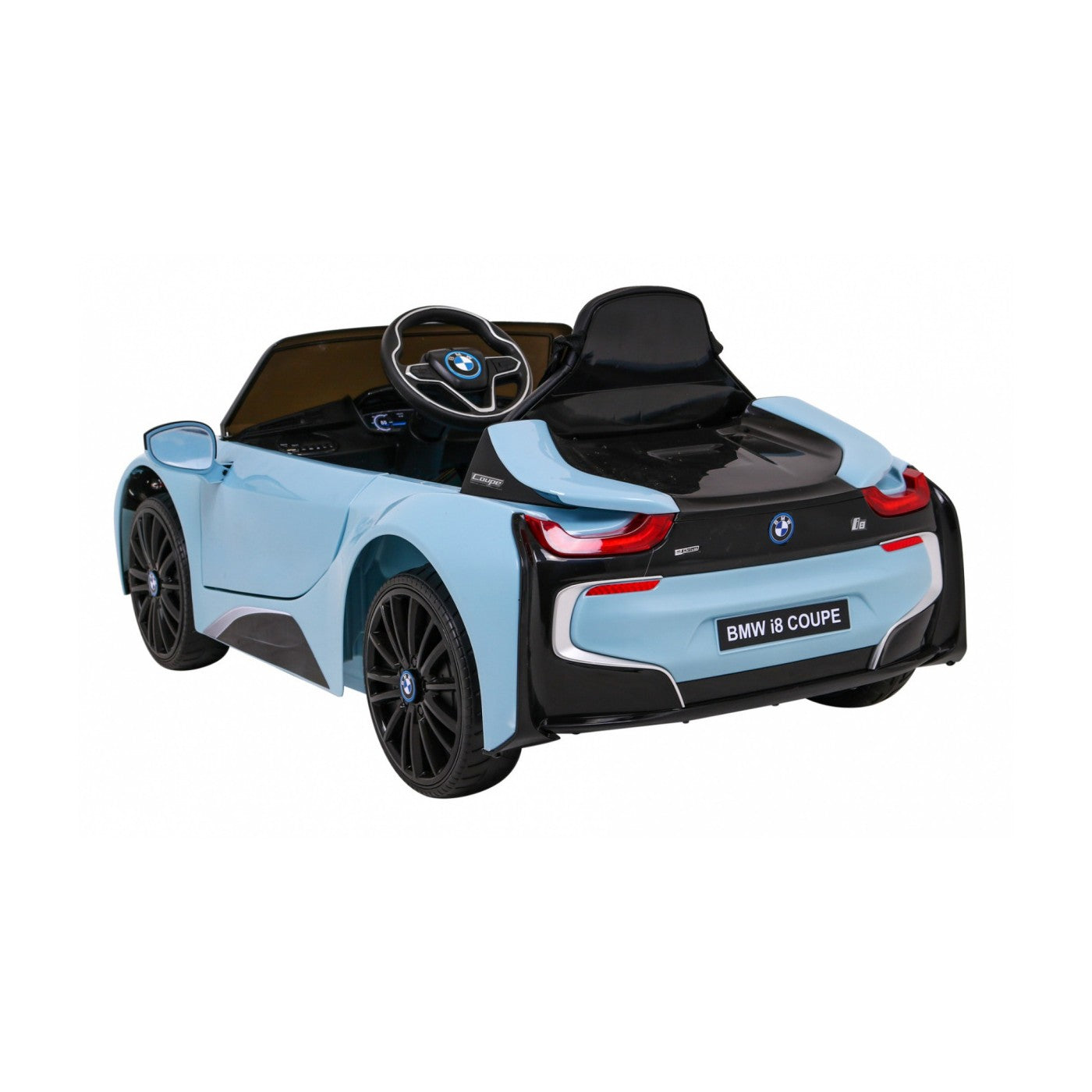 لوحة ترخيص رايفن لسيارة BMW i8 (أزرق)