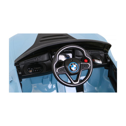 لوحة ترخيص رايفن لسيارة BMW i8 (أزرق)