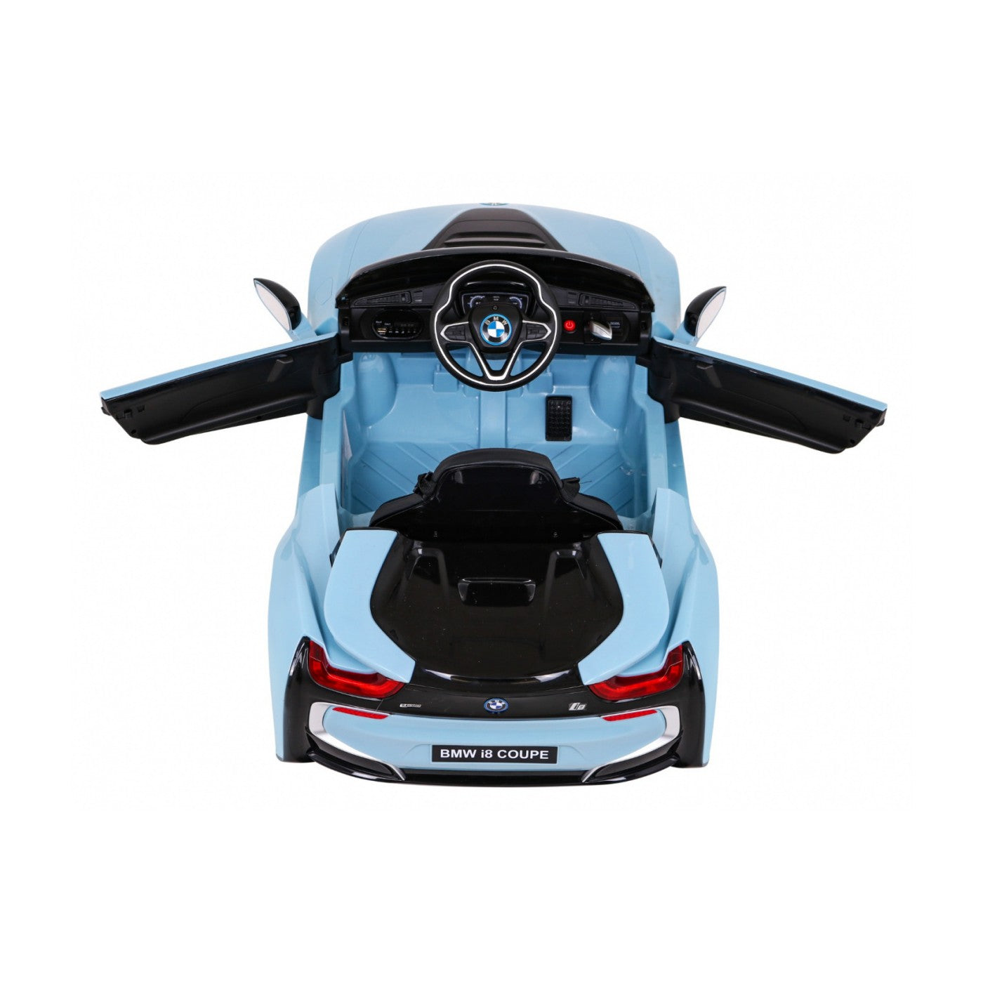 لوحة ترخيص رايفن لسيارة BMW i8 (أزرق)