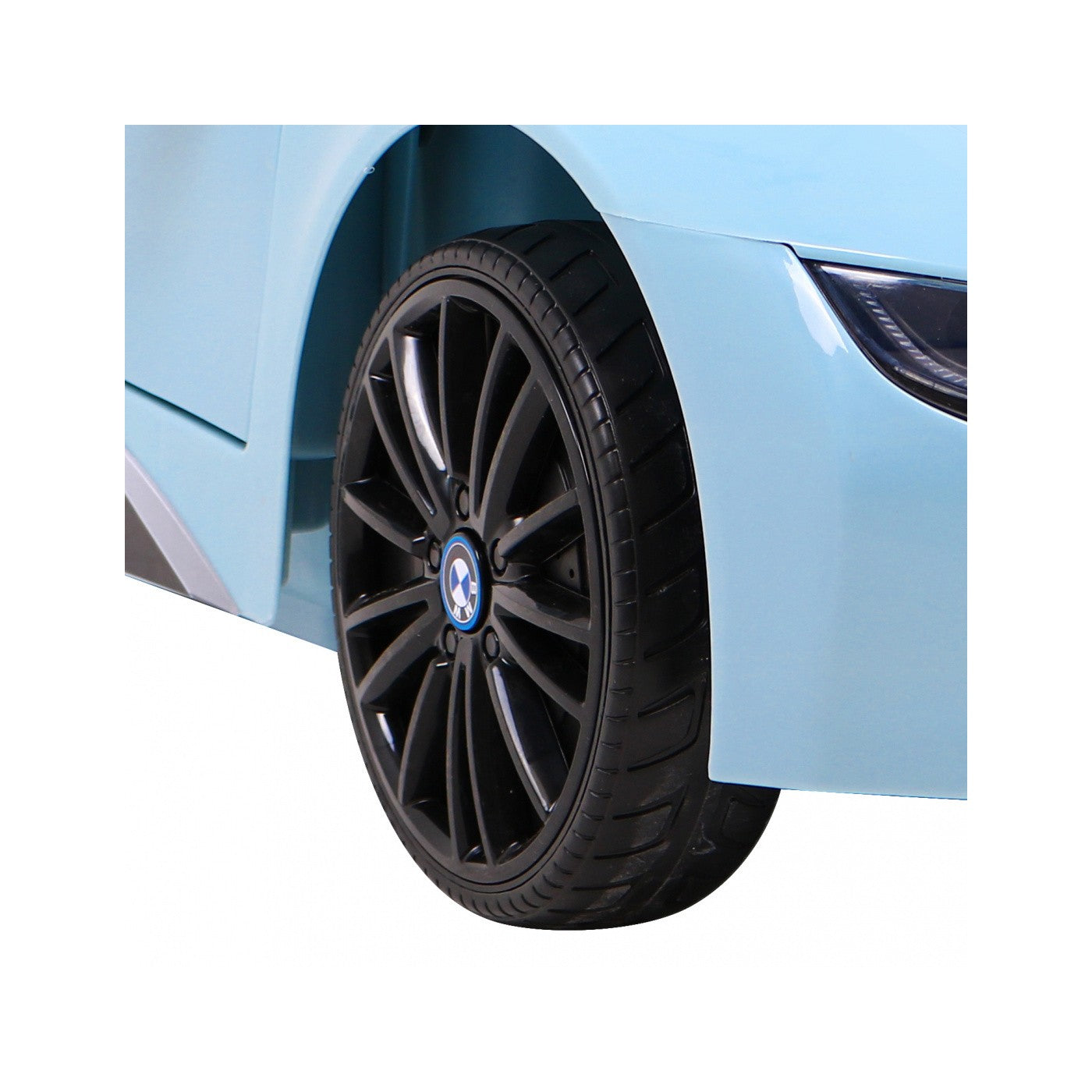 لوحة ترخيص رايفن لسيارة BMW i8 (أزرق)