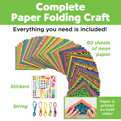 Creativity for Kids Neon Origami Kit