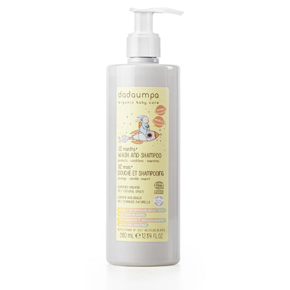 Dadaumpa Organic Certified 12Months+ Wash And Shampoo (380ml)