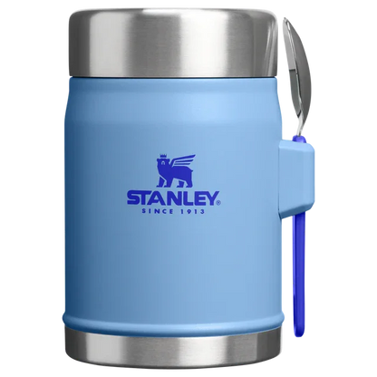 Stanley Classic Legendary Food Jar + Spork Spork (Blue Sky,414ml)