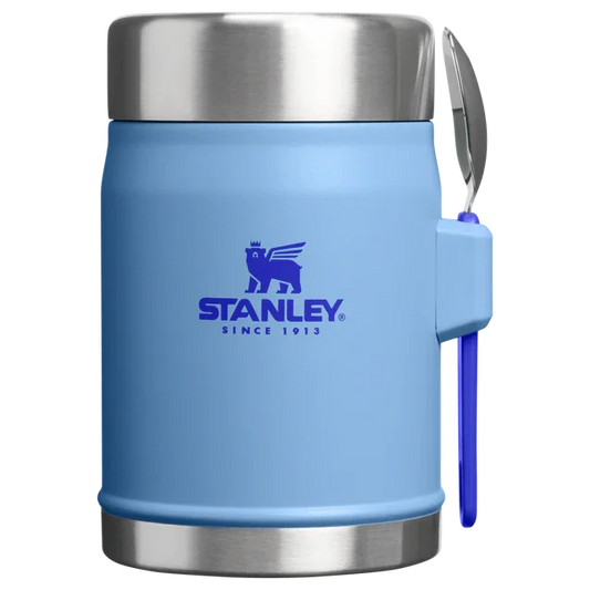Stanley Classic Legendary Food Jar + Spork Spork (Blue Sky,414ml)