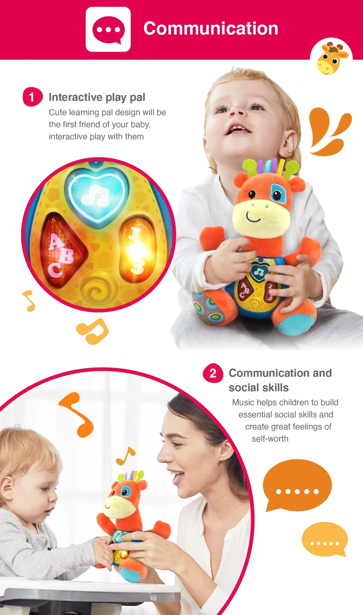 Winfun Sing and Learn With Me (Patch The Giraffe)
