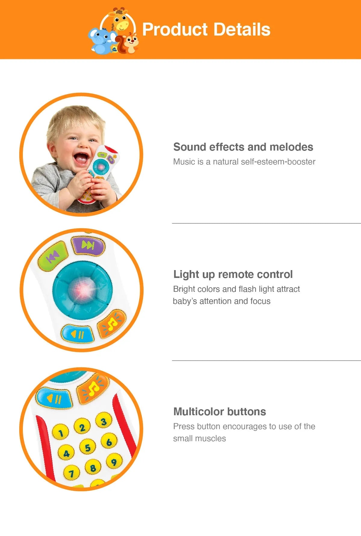 Winfun Light and Sound Remote Control