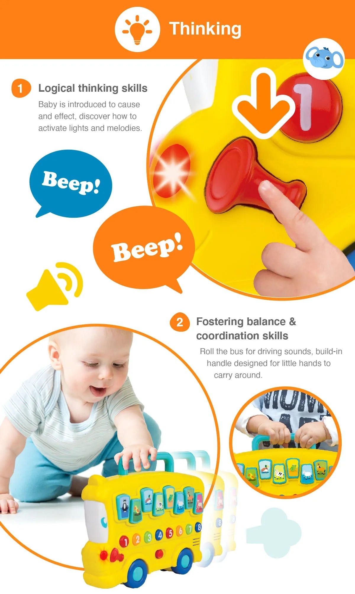 Winfun  Animal Sound Bus