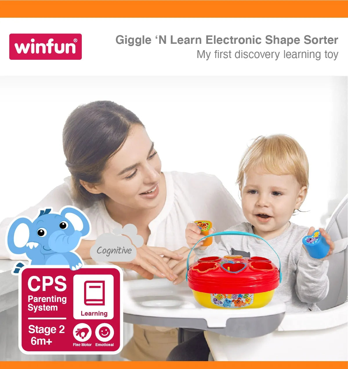 Winfun Giggles And Learn Electronic Shape Sorter