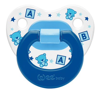 Wee Baby Patterned Body Orthodontic Soother (0-6m).