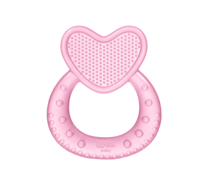 Wee Baby Heart Shaped Silicone Teether