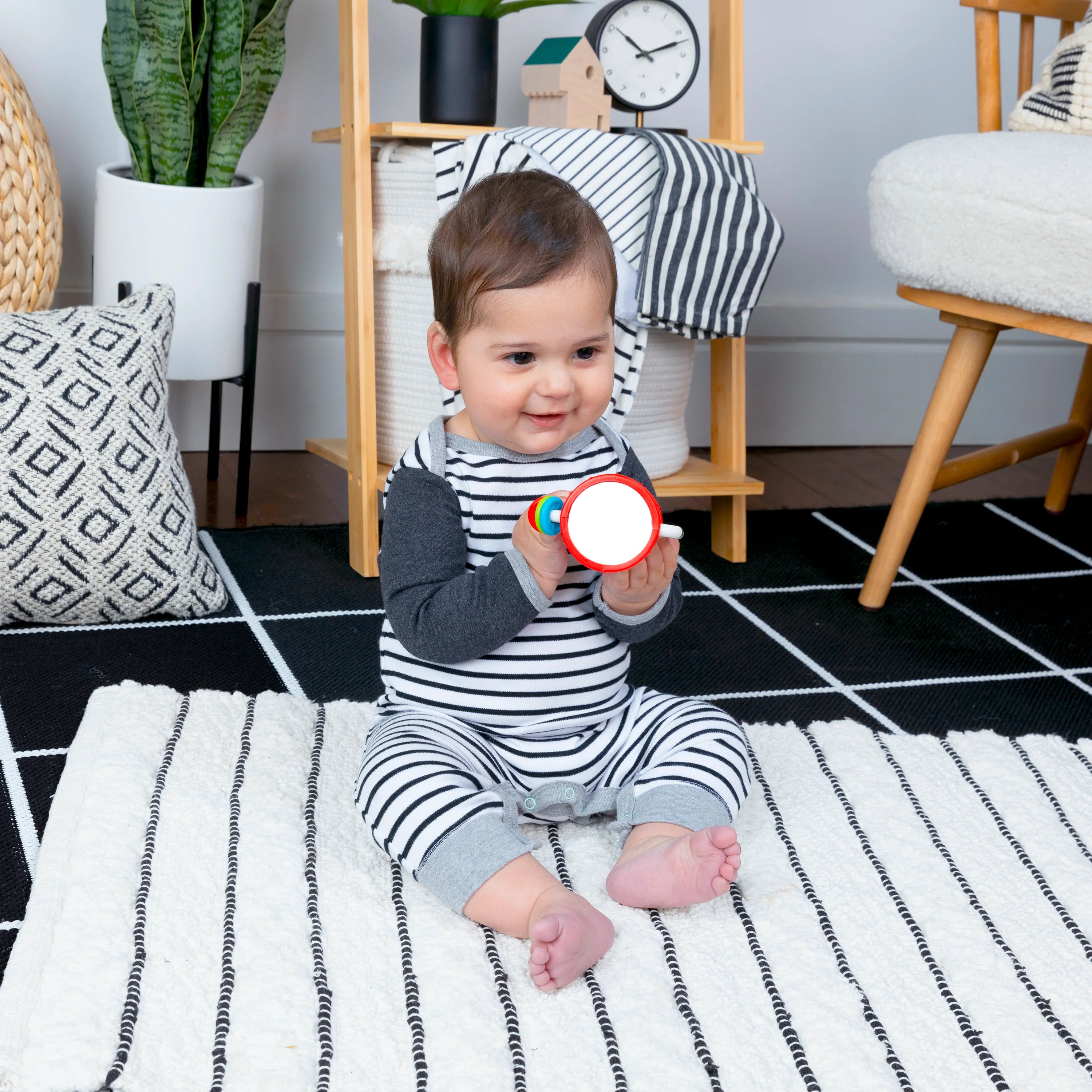 Baby Einstein Cal’s Sensory Shake-up Activity Rattle