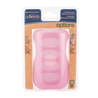 غلاف زجاجة زجاجية برقبة عريضة من د. براون (9oz/270ml)