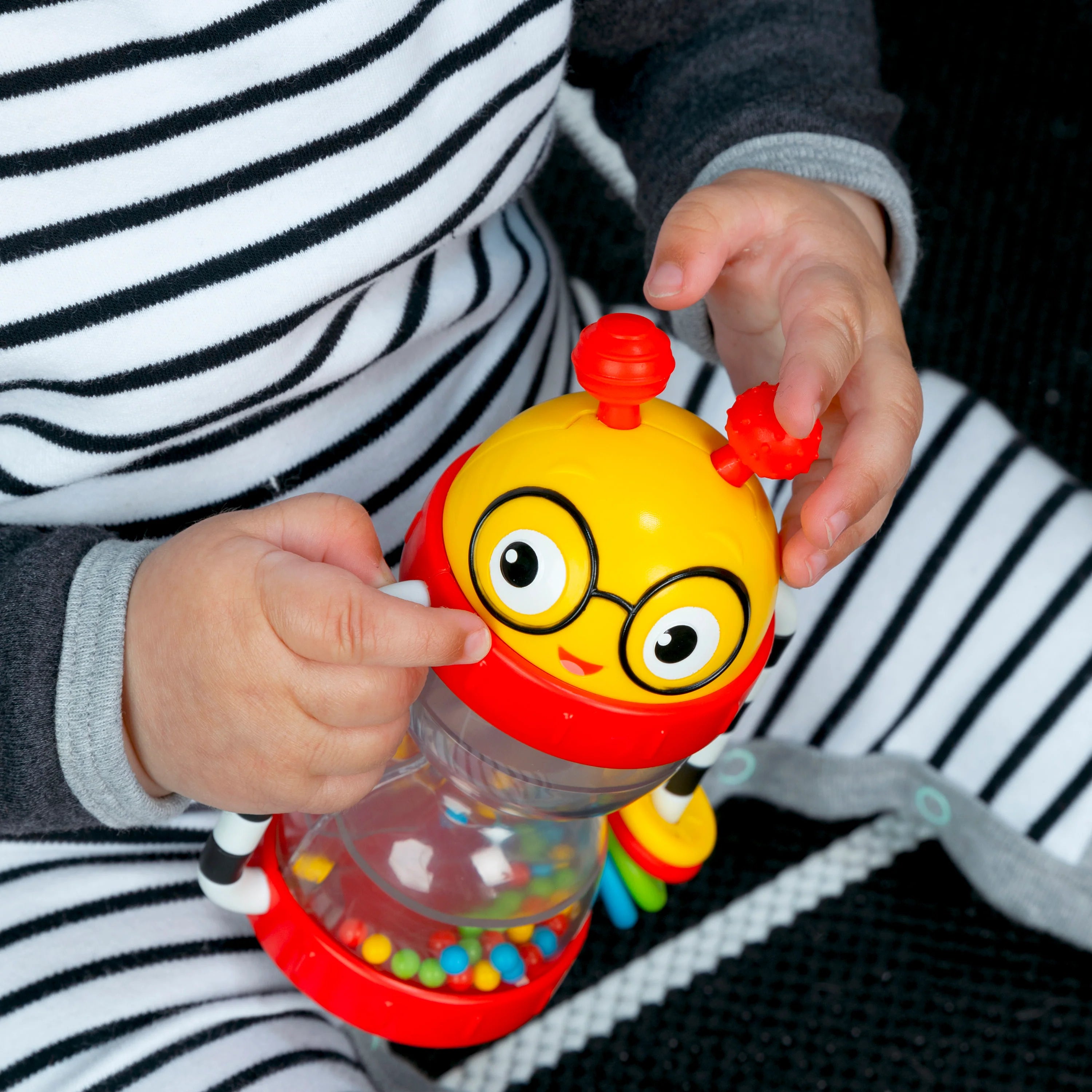 Baby Einstein Cal’s Sensory Shake-up Activity Rattle