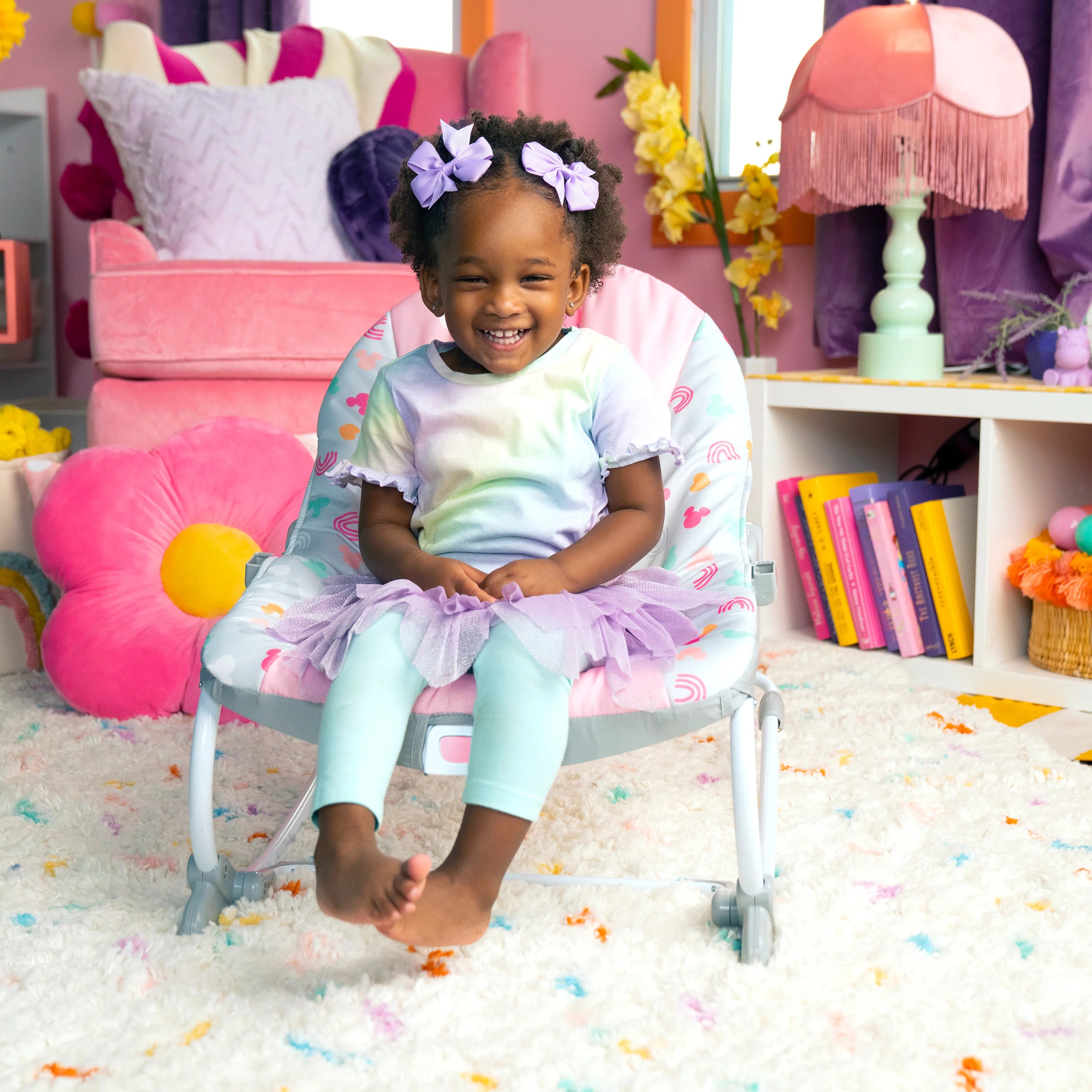 Bright Starts Bright Starts Minnie Mouse Forever Bestiet Infant To Toddler Rocker