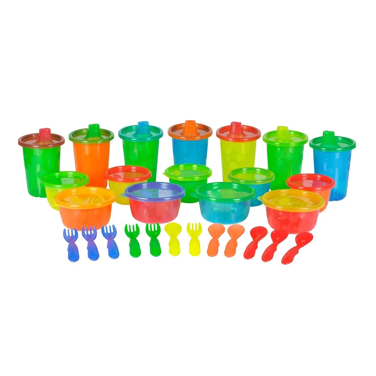 The First Years Take and Toss Feeding Set Multicolour (28 Pcs, 6 Months +)
