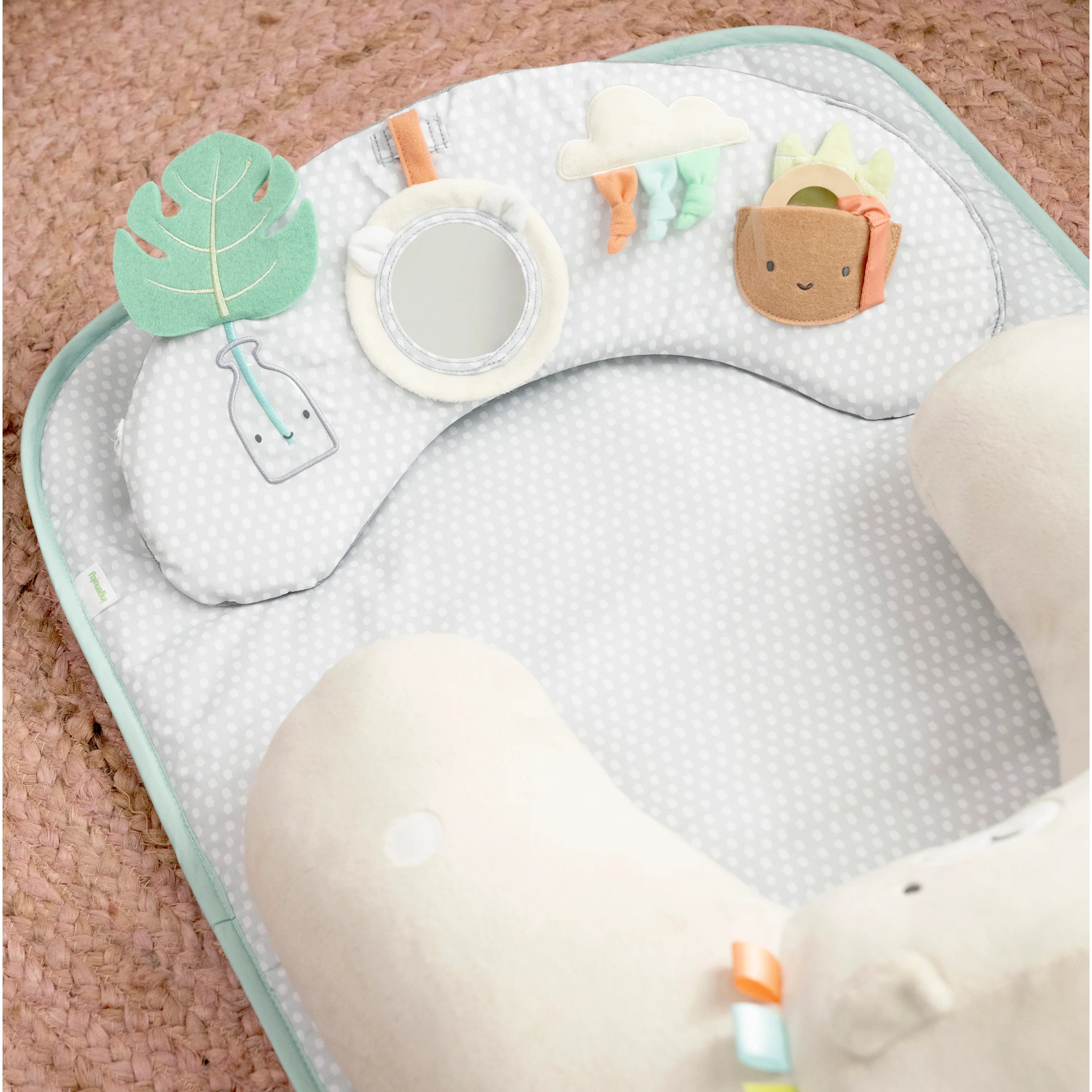 Ingenuity Cozy Prop 4 In 1 Sit Up & Activity Mat