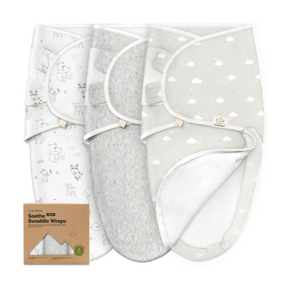 3-Pack Soothe Zippy Swaddle Wrap (Aspire).