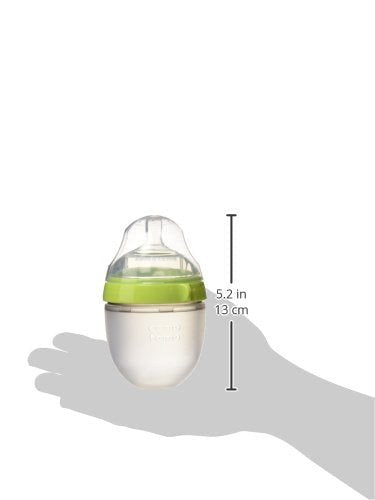 Comotomo Natural Feel Baby Bottle, 150 ml - Green.