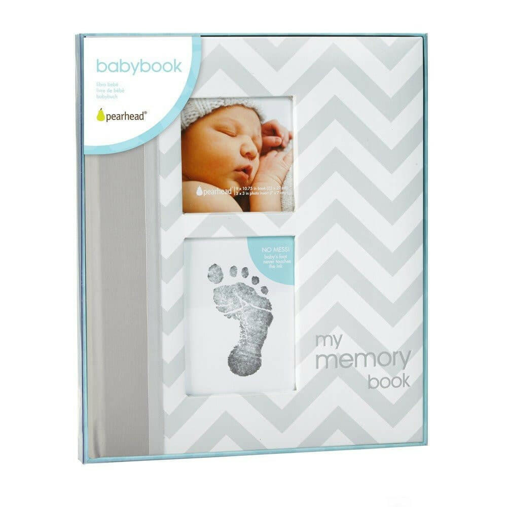 Pearhead First 5 Years Chevron Baby Memory Book.