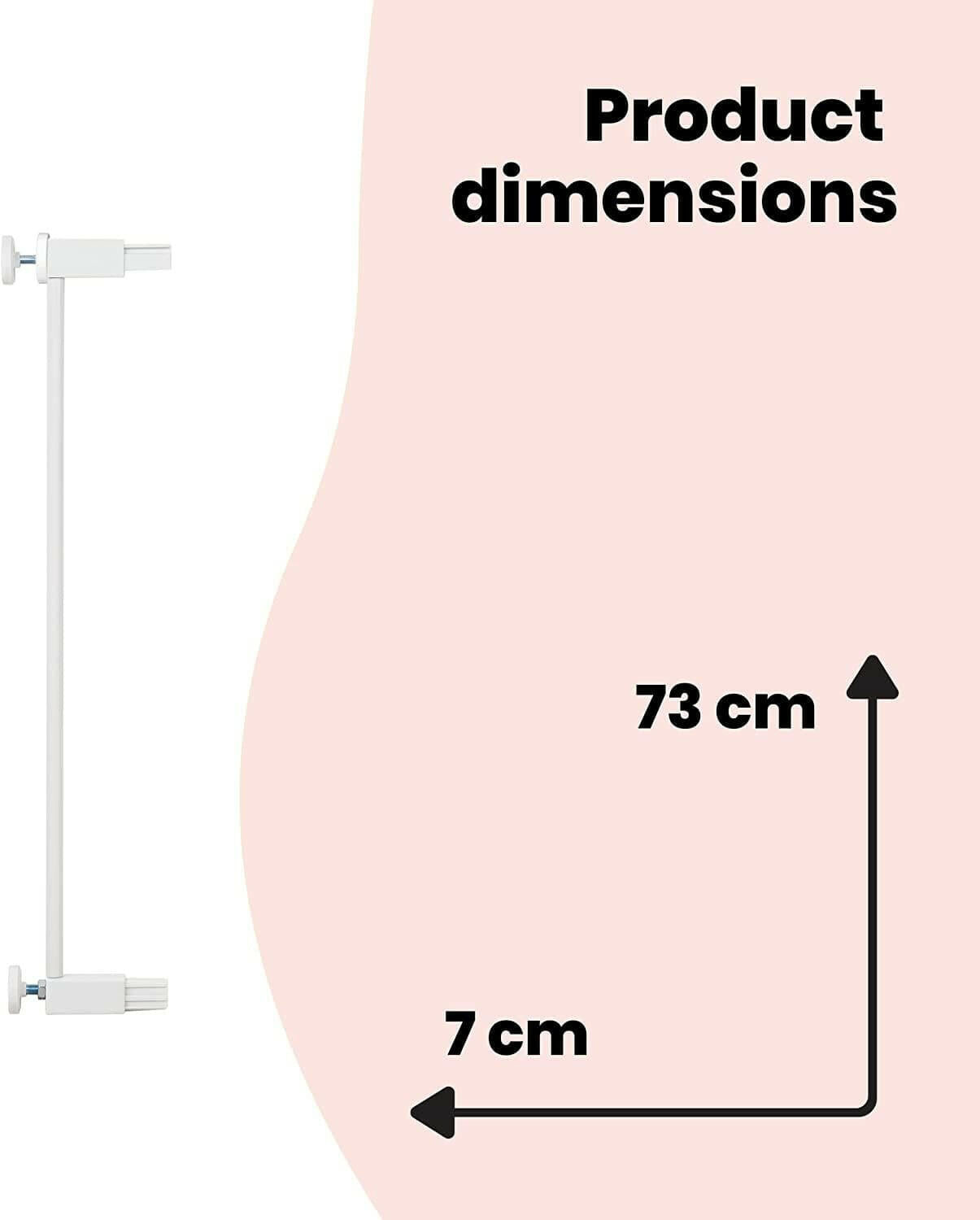 Safety 1st 7cm Extension for Door Gates White.