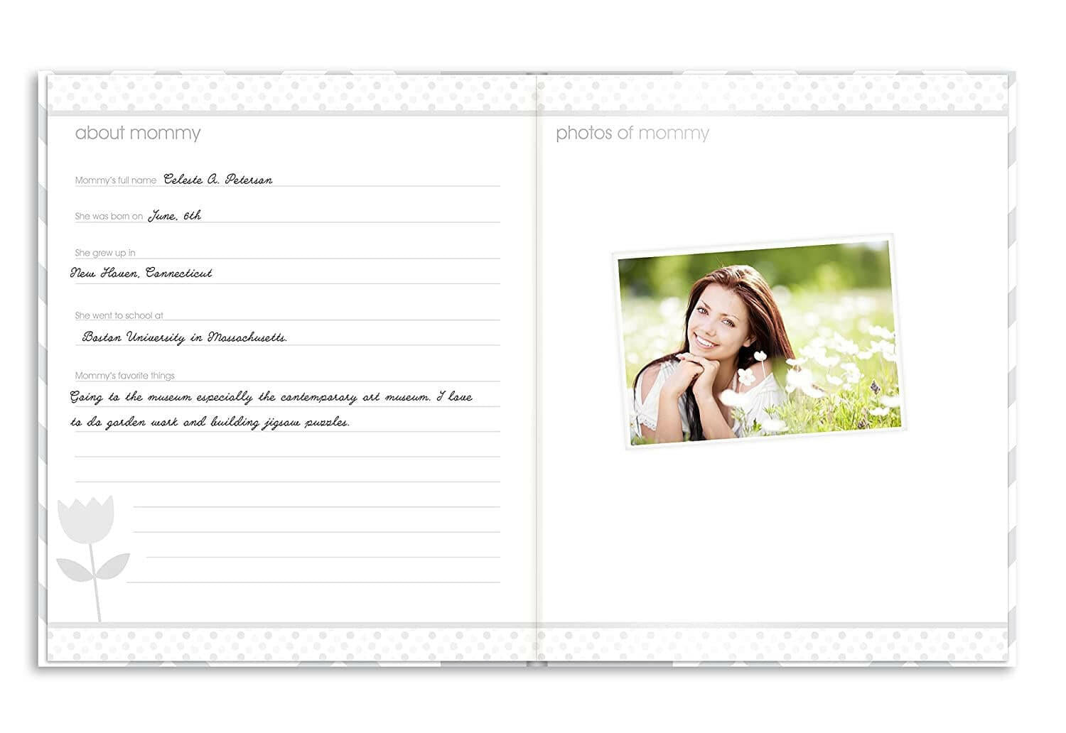 Pearhead First 5 Years Chevron Baby Memory Book.