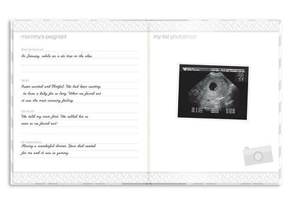 Pearhead First 5 Years Chevron Baby Memory Book.