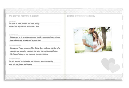 Pearhead First 5 Years Chevron Baby Memory Book.