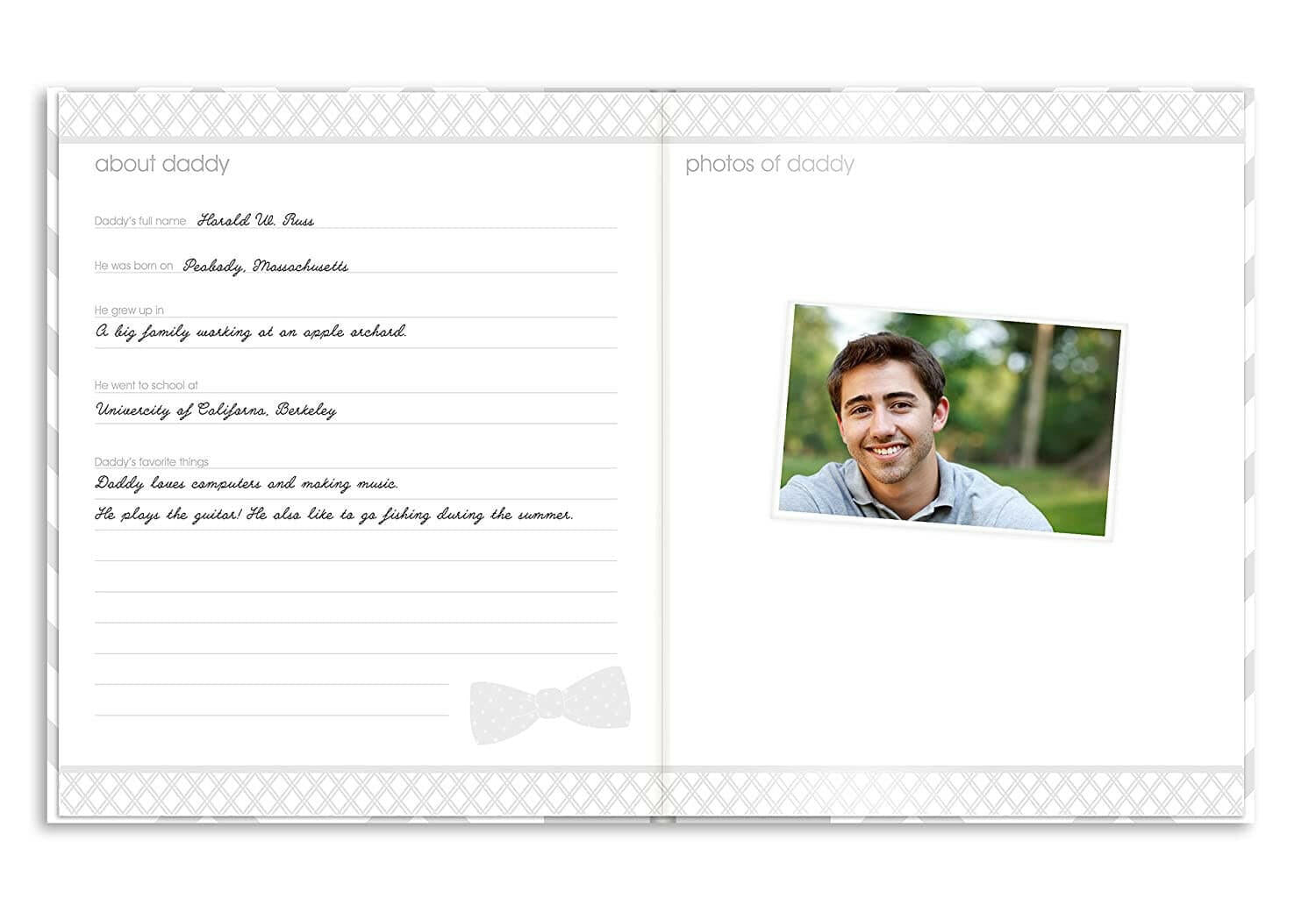 Pearhead First 5 Years Chevron Baby Memory Book.