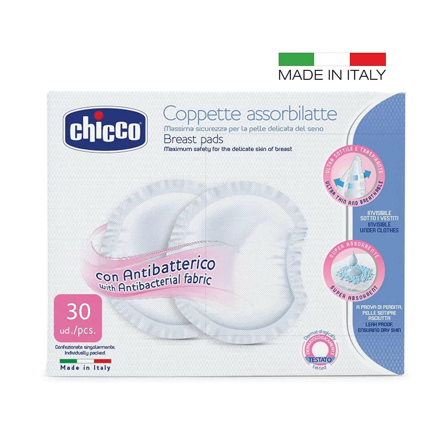 Chicco Nursing Breast Pads 30's.