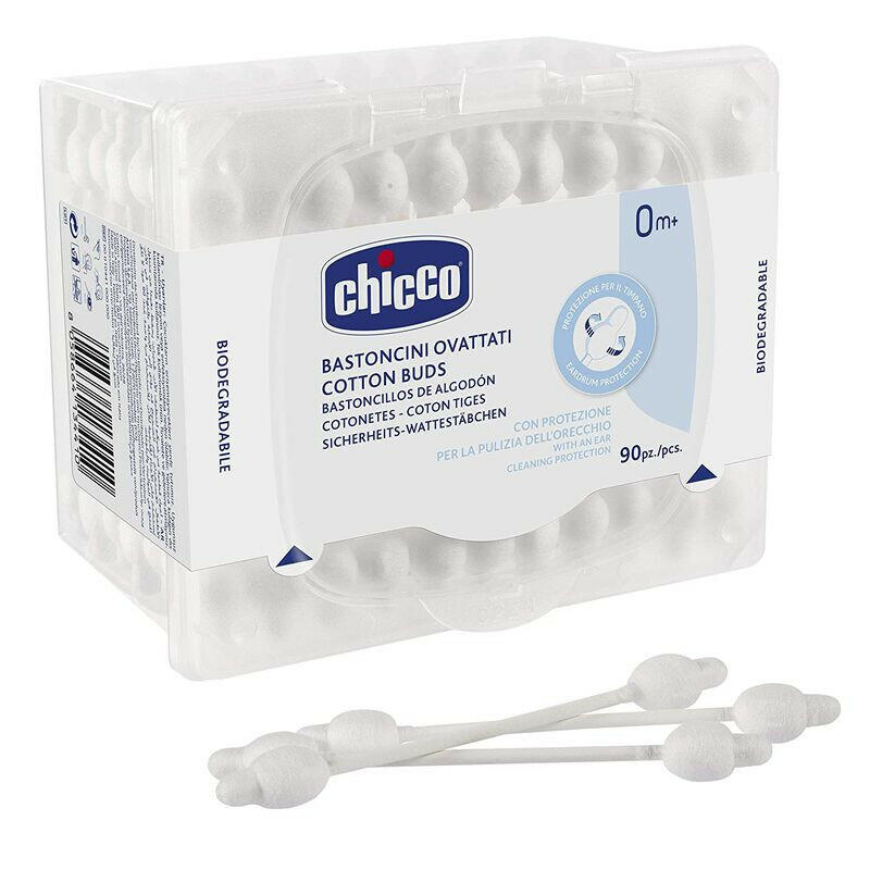 Chicco Cotton Buds with Ear Protection 90's.